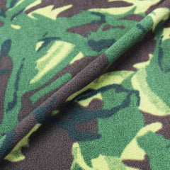 Camo fleece fabric
