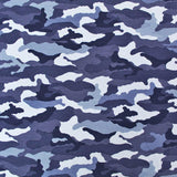 Children's camo fabric blue