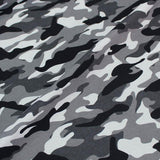 Furnishing monochrome camo fabric