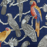 Blue birds furnishing fabric