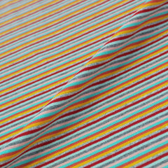 Rainbow stripe fabric 