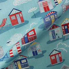 Seaside themed bag fabric