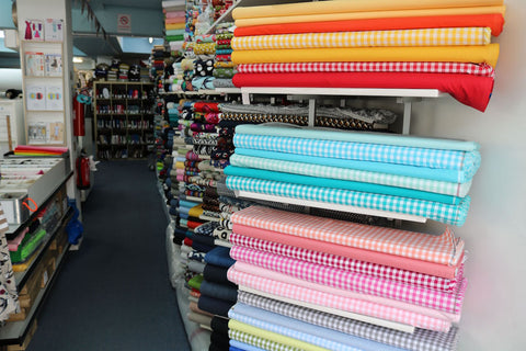 Fabrics Galore Shop London Interior