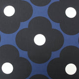 Orla Kiely Blue floral furnishing fabric