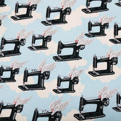 Alexander Henry flying sewing machines fabric