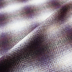 Purple wool check