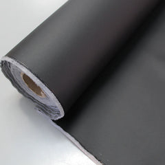 Black faux leather fabric