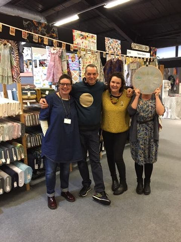 Paul and the Team at Knitting & Stitching Harrogate in 2018