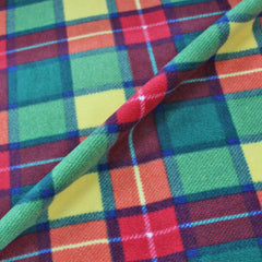 Picnic check fleece fabric