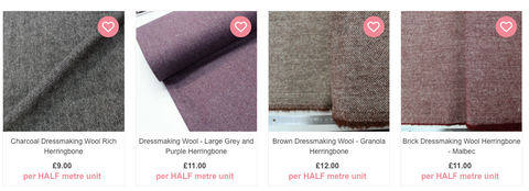 Herringbone Wool Fabrics