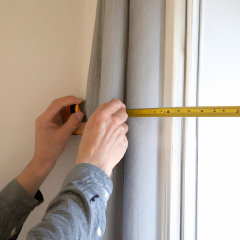 Measuring for curtains