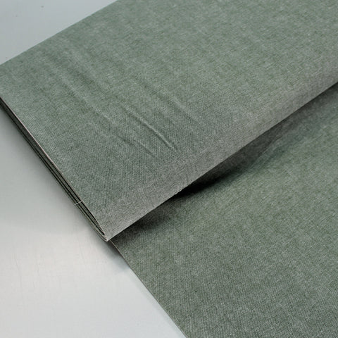 Beige Plain Chambray Fabric