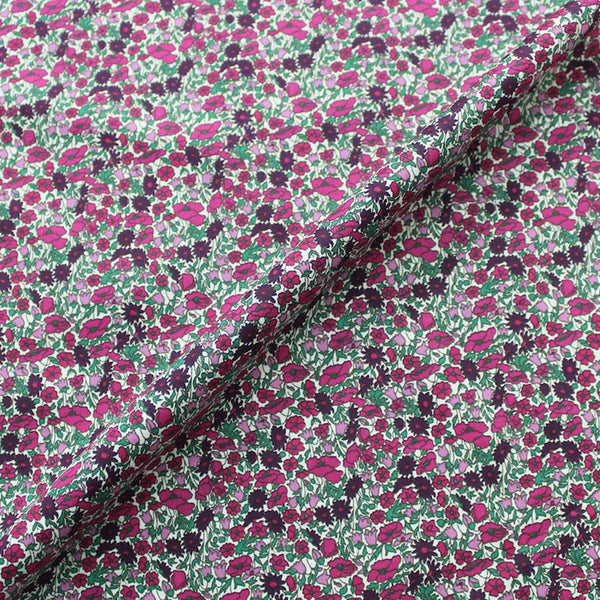 Dressmaking Floral Cotton Lawn Fabric | Prune and Blossom - Fabrics Galore