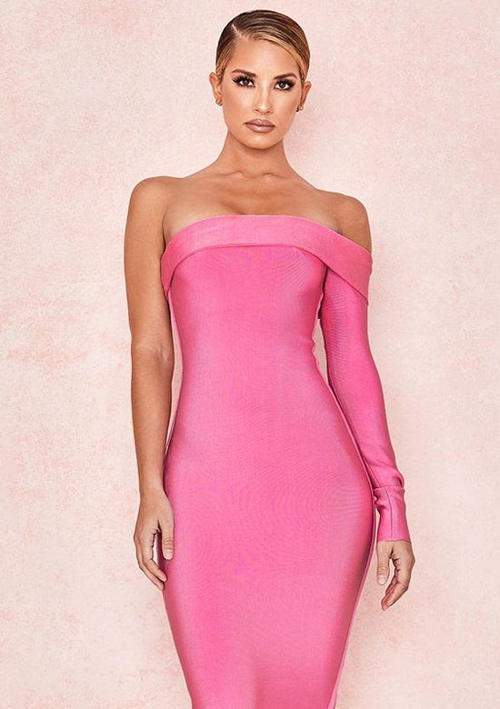 iconic one shoulder dress