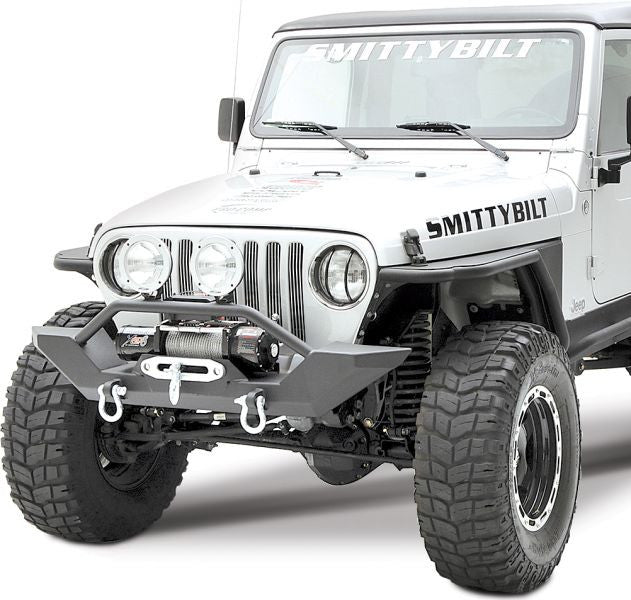 1997-2006 Jeep Wrangler XRC Front Bumper with Winch Plate – Rockriders