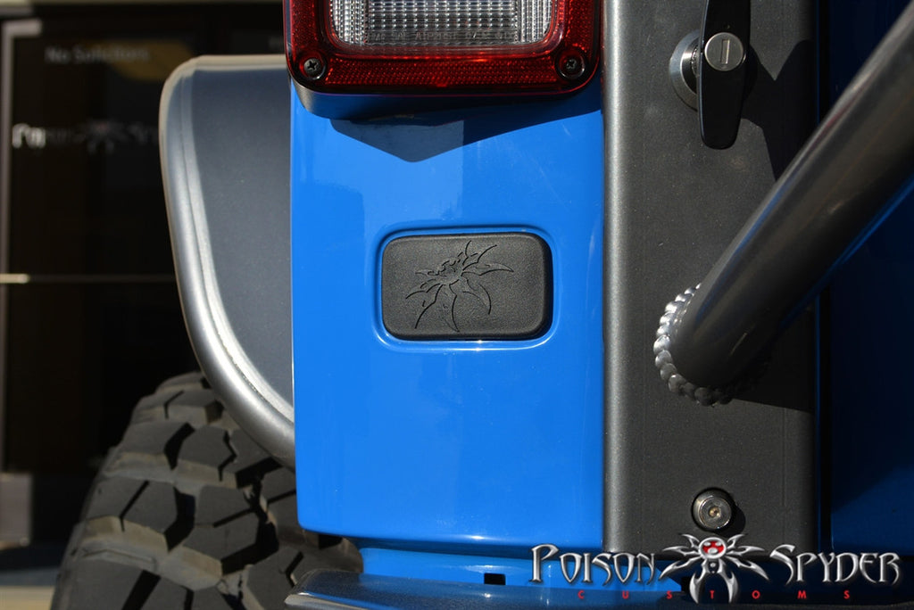 2007-2016 Jeep Wrangler Poison Spyder Customs Rear License Plate Delet –  Rockriders