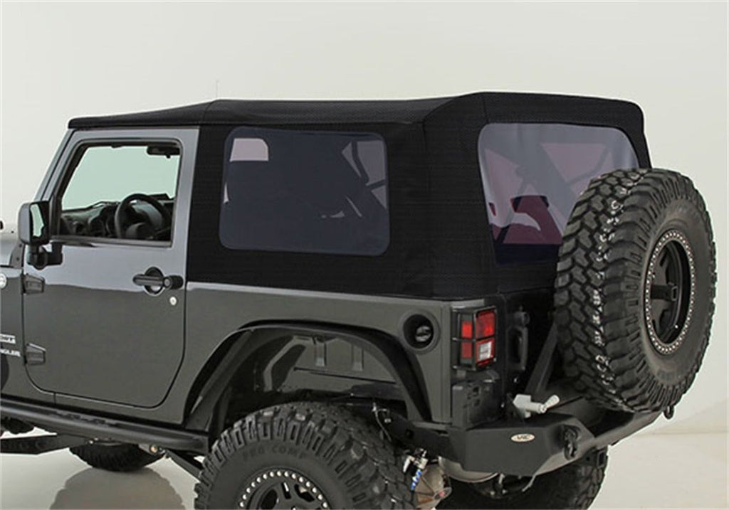 2007-2009 Jeep Wrangler 2 Door Replacement Premium Soft Top with Tinte –  Rockriders