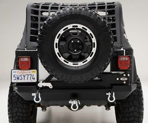 1997-2006 Jeep Wrangler XRC Rear Bumper and Tire Carrier – Rockriders