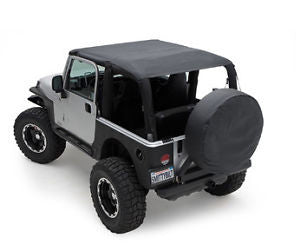 1992-1995 Jeep Wrangler Extended Bikini Top (color options) – Rockriders