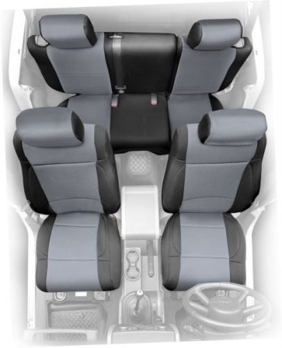 2008-2012 Jeep Wrangler Unlimited Smittybilt Neoprene Seat Cover Kit ( –  Rockriders