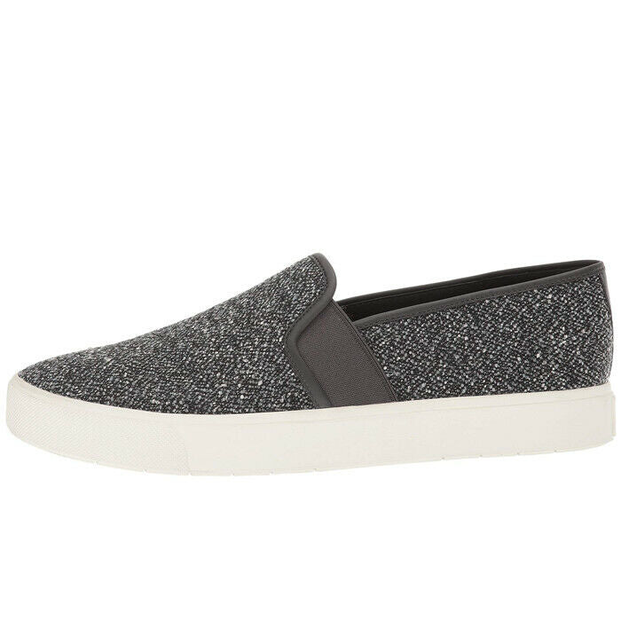 vince tweed slip on sneakers