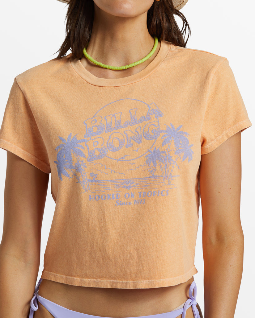 BILLABONG HOOKED ON THE TROPICS TEE