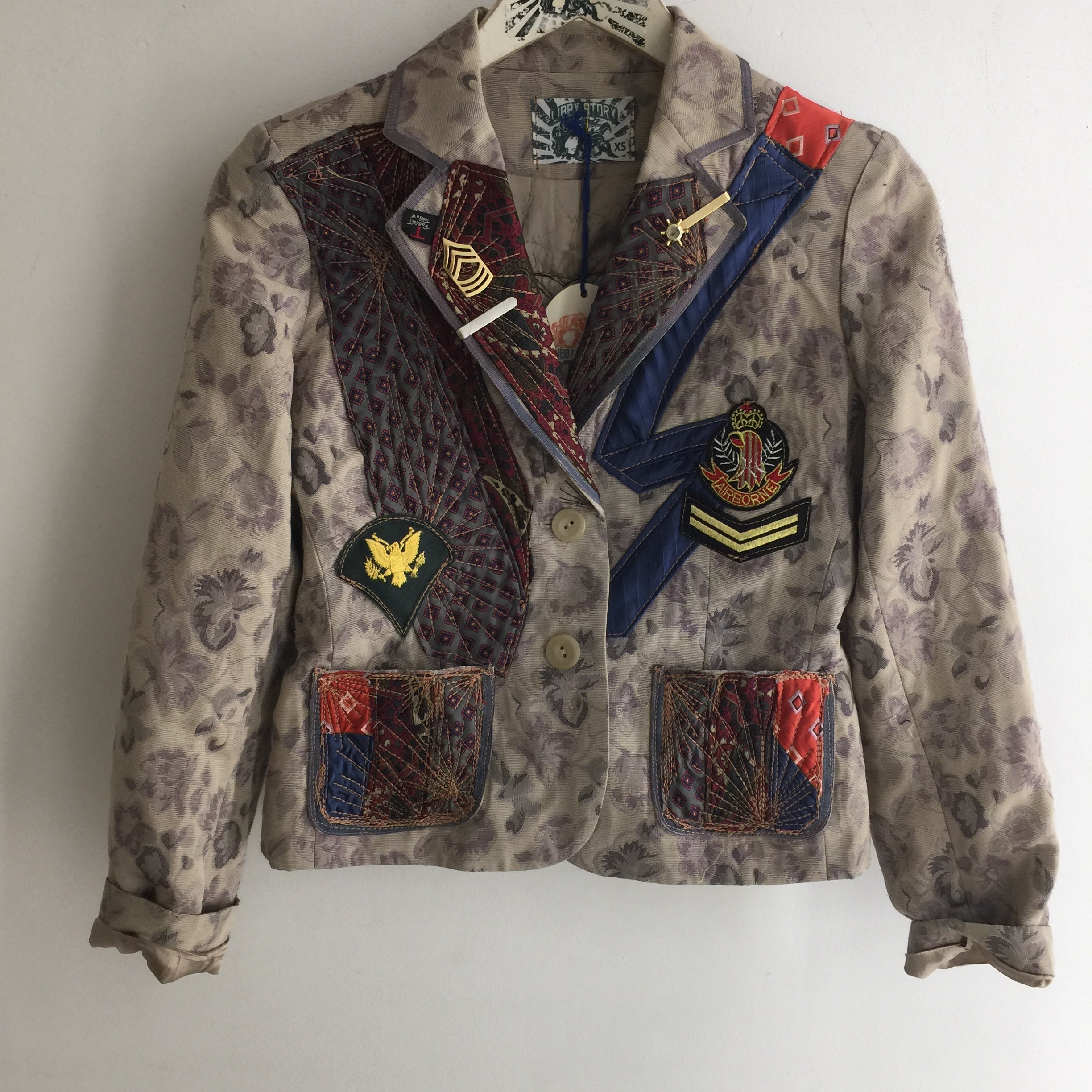 LS Upcycled Vintage Tiger Patch Blazer