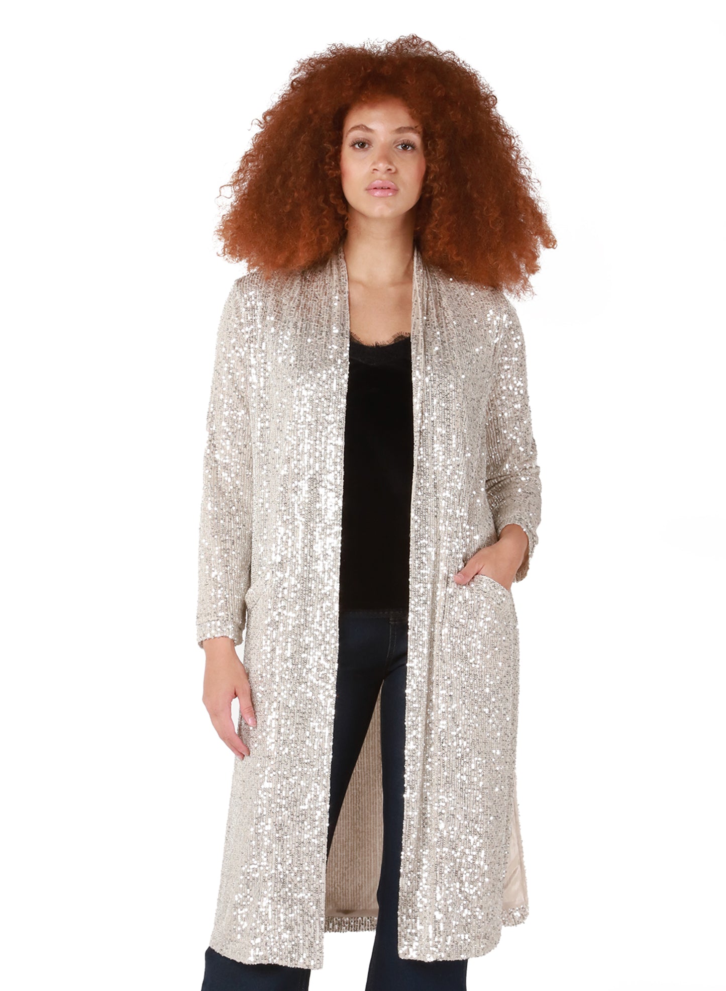 Dex Sparkle City Sequin Duster – Libby Story