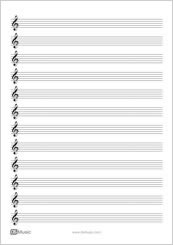 Print Manuscript Paper - Download & Print - DS Music