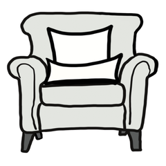 Pillow Size Guide For Arm Chair - Chloe & Olive