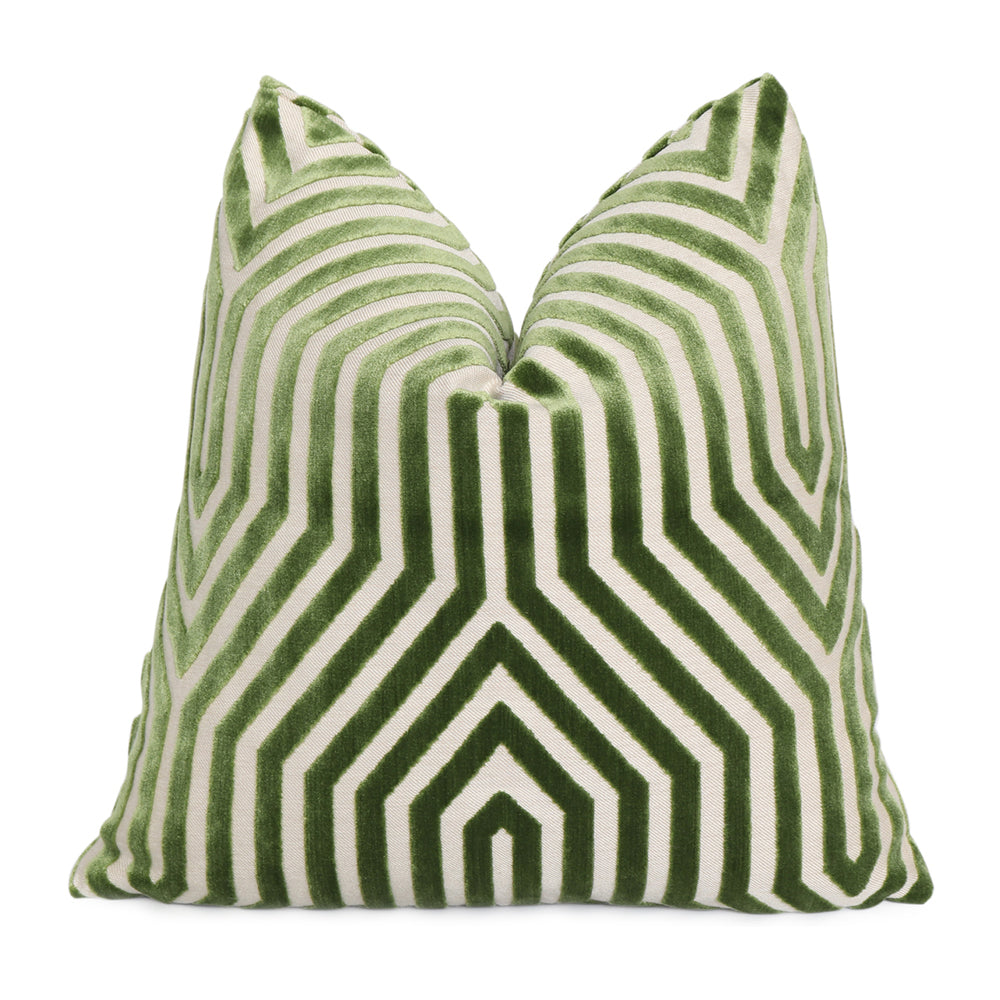 green velvet pillowcase