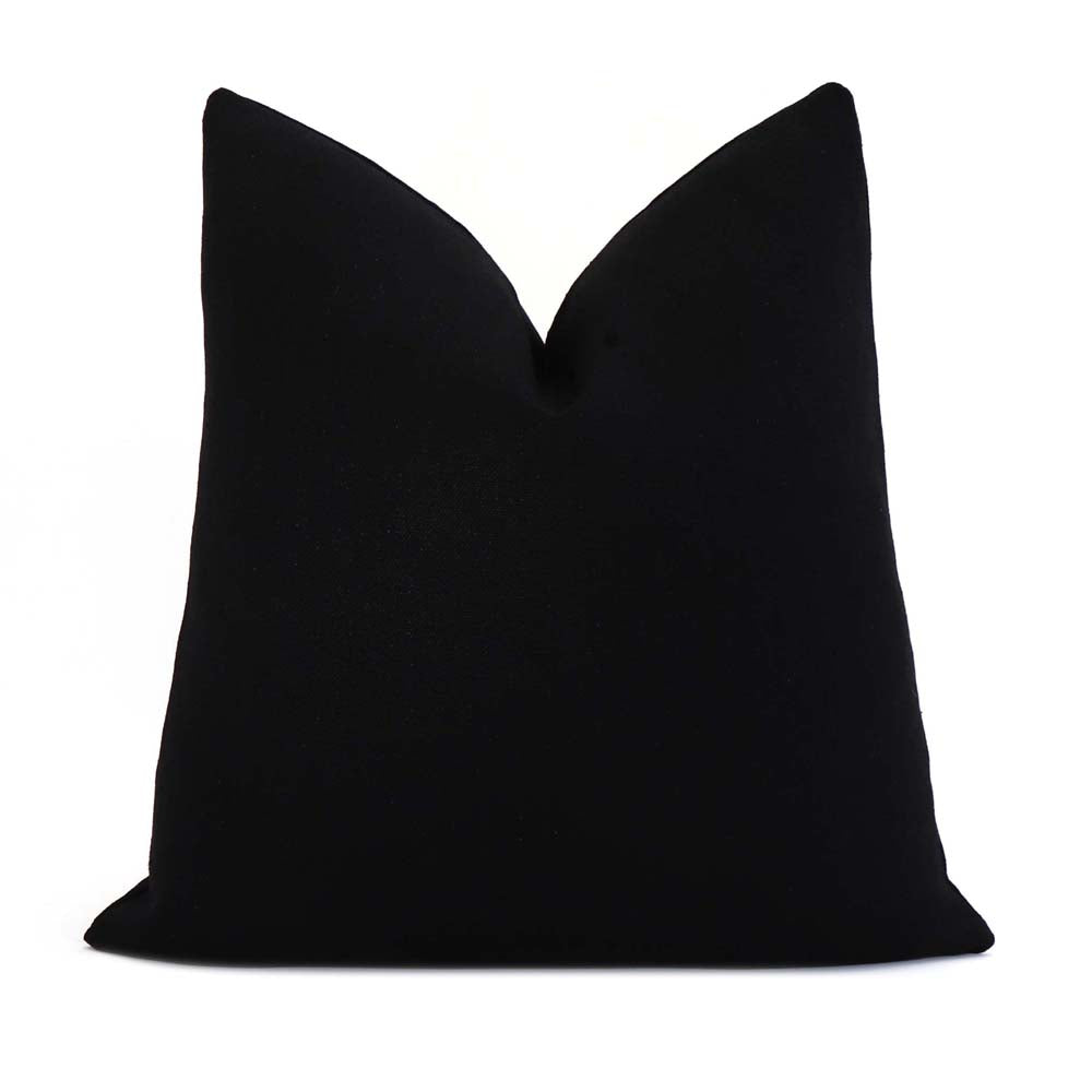 Large Open Boxes Black Throw Pillow for Modern Home Decor - Chloe