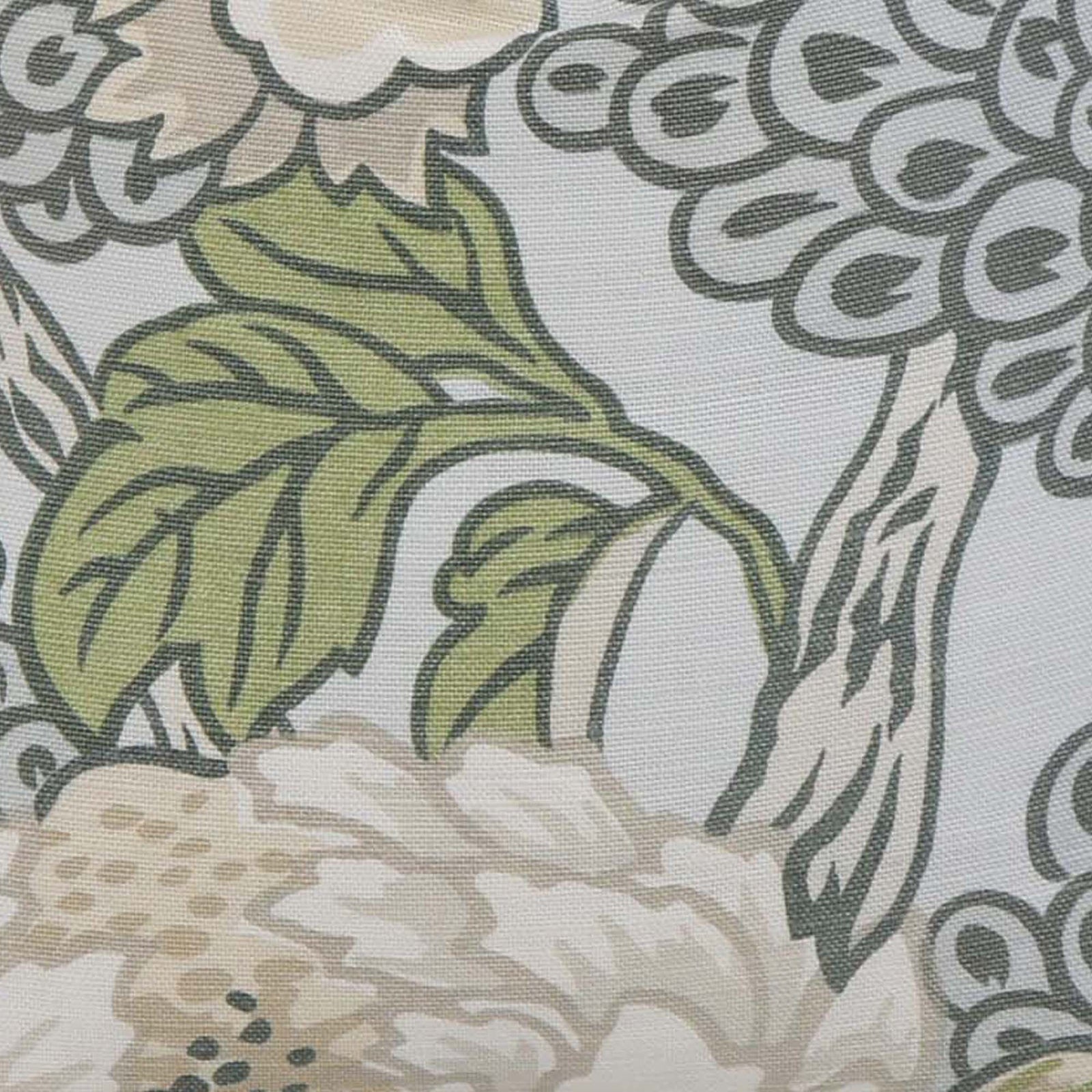 Botanical Thibaut Willow Tree Navy Throw Pillow Cover