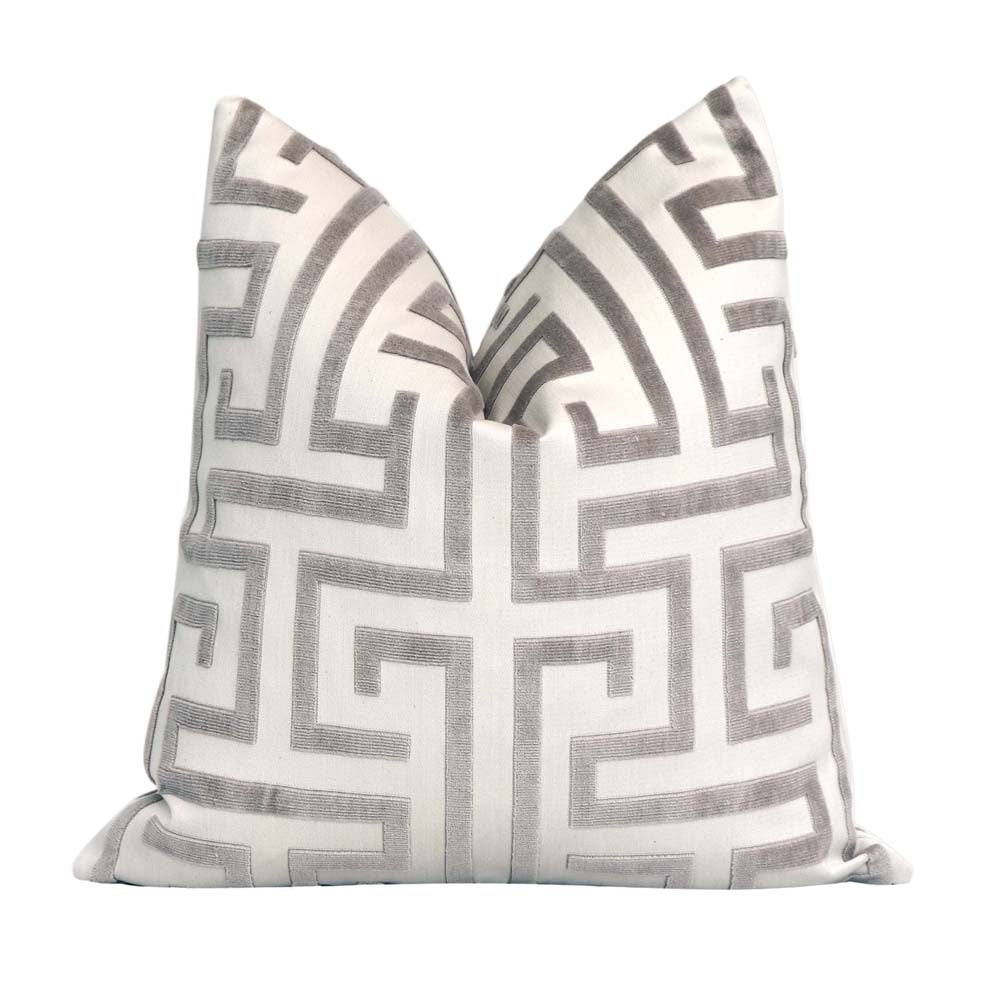 designer pillow windsor smith pillow geometric pillow Greek Key