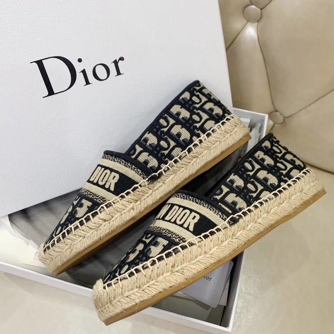 Espadrille/Alpargata Dior Granville Oblique Monogram – Loja Must Have