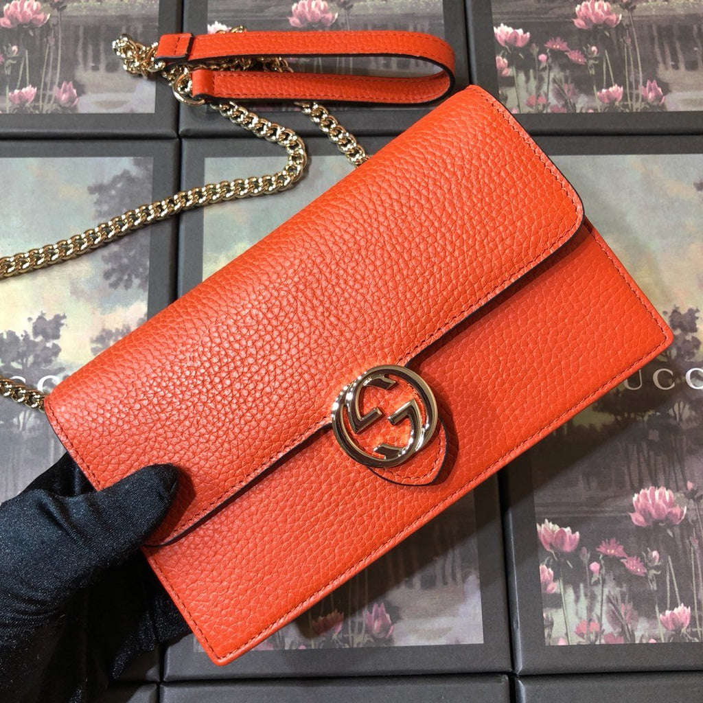 gucci interlocking red leather crossbody bag