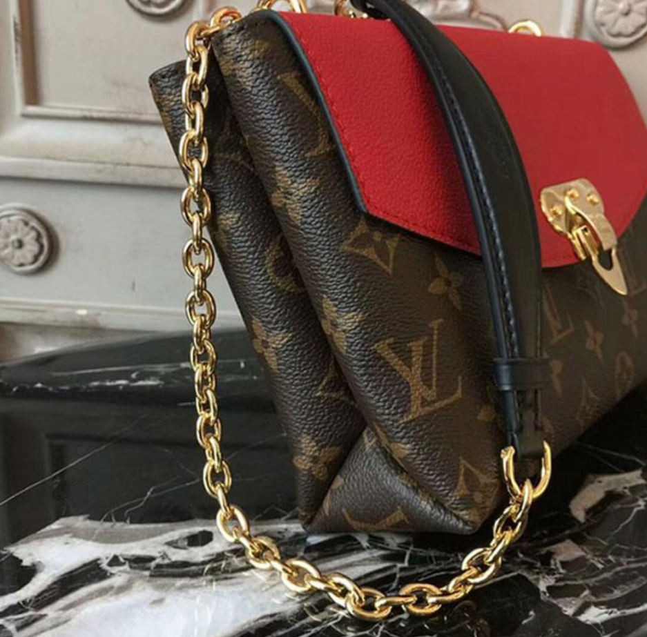 Louis Vuitton Cerise Monogram Canvas Pallas Chain Bag Louis