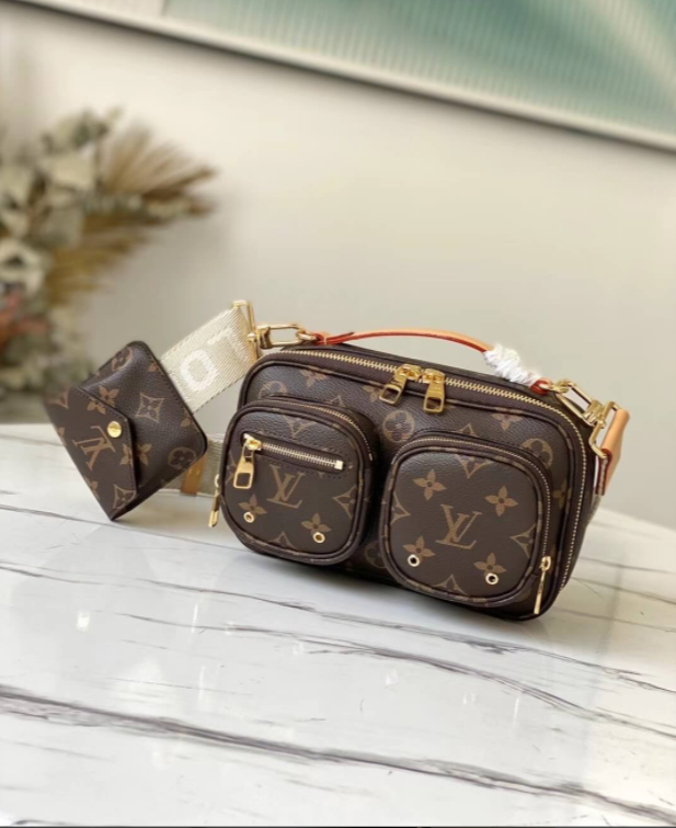 Louis Vuitton Monogram Empreinte Utility Side Bag