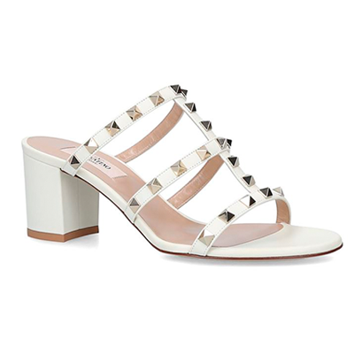 valentino rockstud sandalia