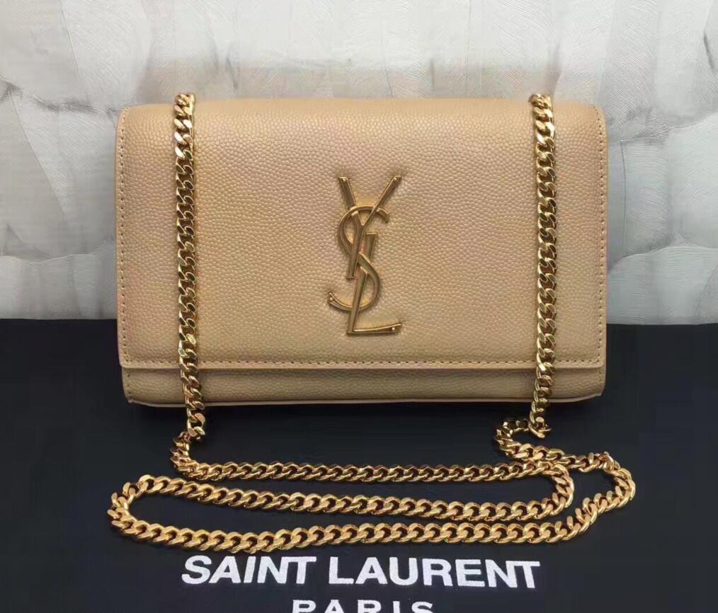 ysl brown crossbody bolsa