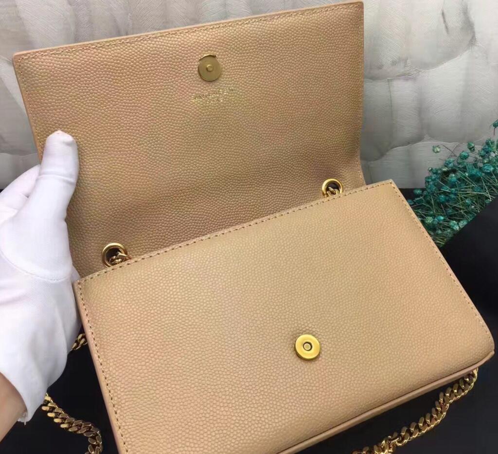 ysl brown crossbody bolsa