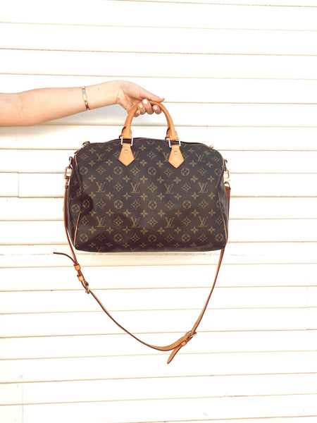 Preowned LV Speedy Bandouliere 35 : Monogram – Barbwire Barbie Boutique