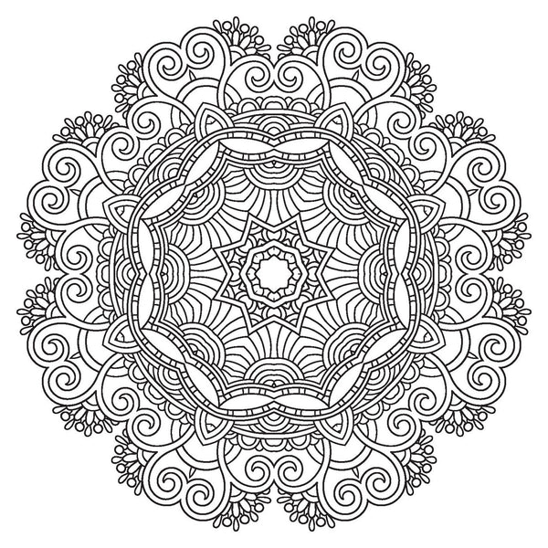 Relaxing Mandalas Adult Coloring Book With Relaxation CD