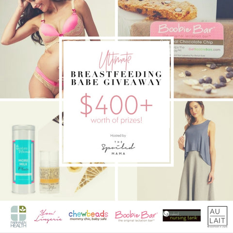 Win breastfeeding care - $400+ value - Hosted by The Spoiled Mama