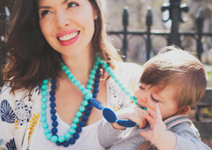 teething breastfeeding necklace