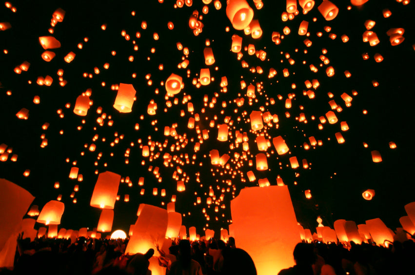 Floating lantern argentina christmas eve globos tradition