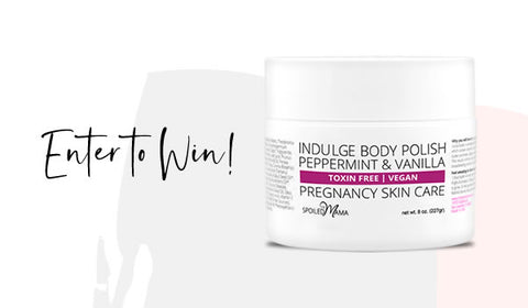 giveaway for pregnancy skincare sugar scrub for stretch marks