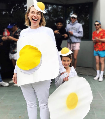 ic:sunny side up egg maternity halloween costume