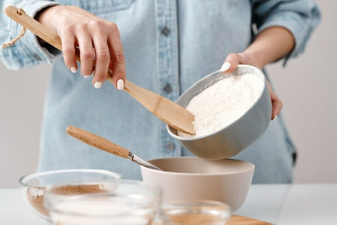 ic:woman making lactation cookies 