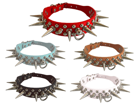 metal spike dog collar